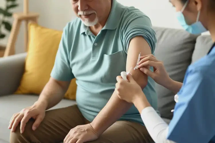 老人四肢出現(xiàn)濕疹可不可以根治(圖4)