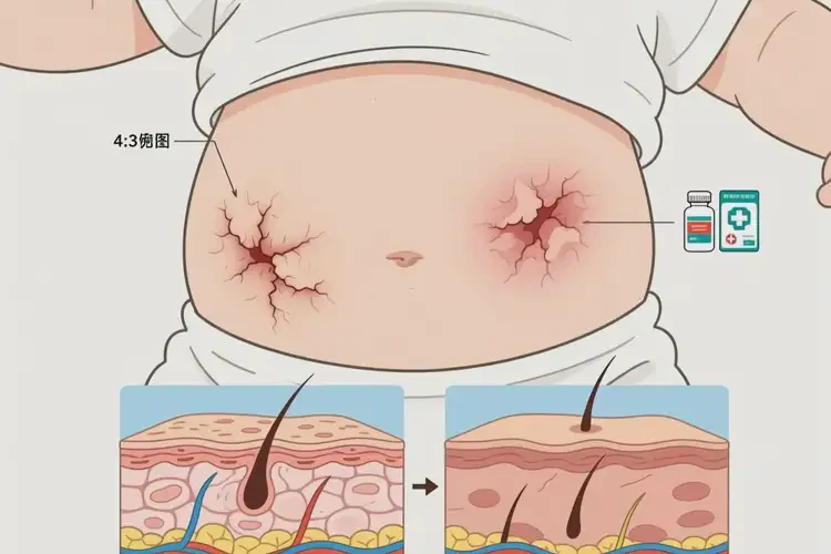 婴幼儿肚子上容易长湿疹可以治好吗(图3)