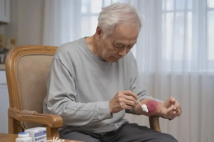 高齡老人小腿出濕疹不管它會自己痊愈嗎(圖3)