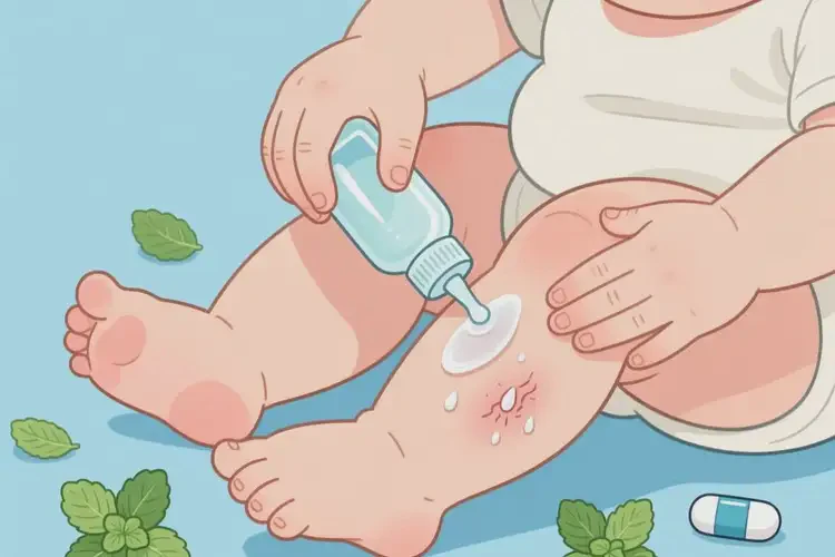 嬰幼兒小腿偶爾長濕疹可以治好嗎(圖2)