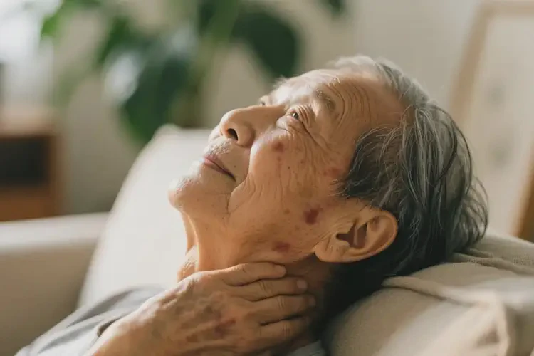 老年人脖子上容易起濕疹可不可以根治(圖2)