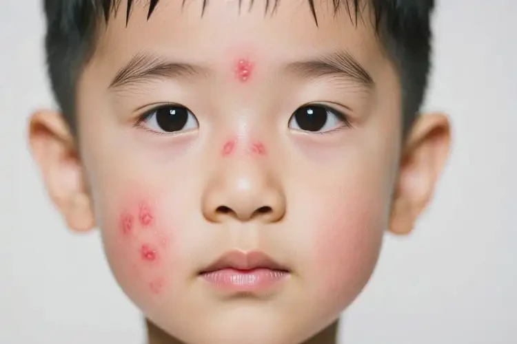 少兒面部起濕疹能徹底自愈嗎(圖2)