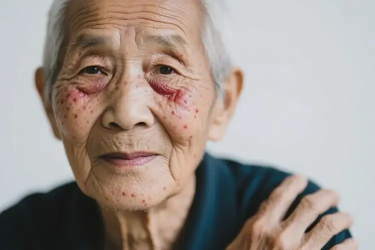 高齡老人臉上經(jīng)常長濕疹能不能根治(圖3)