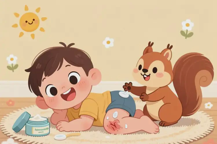 小孩大腿上起濕疹可不可以根治(圖1)