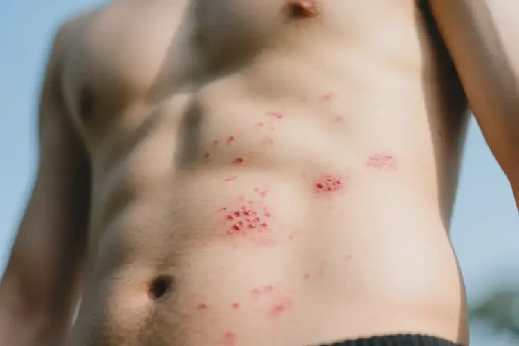 男人肚子偶爾長濕疹能不能根治(圖1)