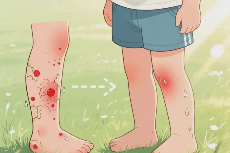 小兒小腿經(jīng)常長濕疹可不可以根治(圖2)