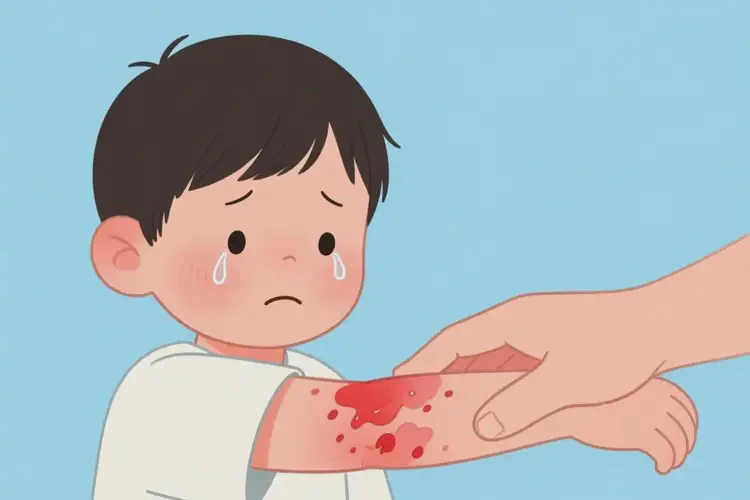 小學(xué)生手臂上出現(xiàn)濕疹可不可以根治(圖4)