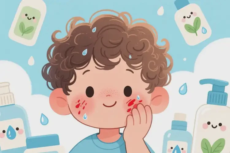 兒童面部出現(xiàn)濕疹可不可以根治(圖2)