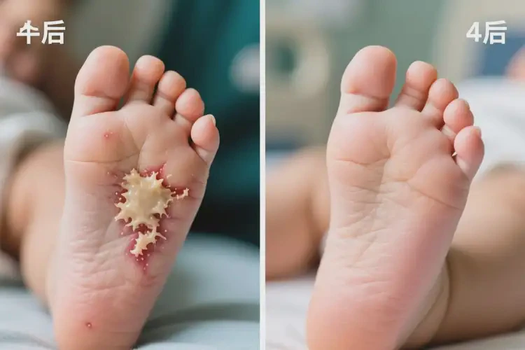 嬰幼兒腳上出現(xiàn)濕疹可以治好嗎(圖4)