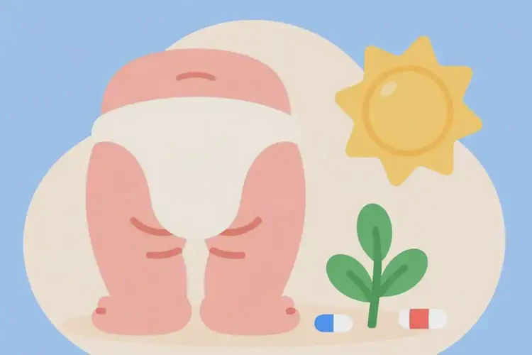 小儿屁股偶尔起湿疹可不可以根治(图1)