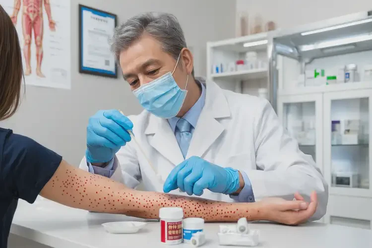 青年人手臂上經(jīng)常長濕疹可不可以根治(圖3)