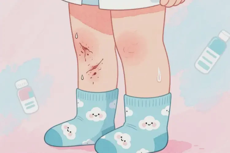 少兒小腿容易長濕疹可不可以根治(圖1)