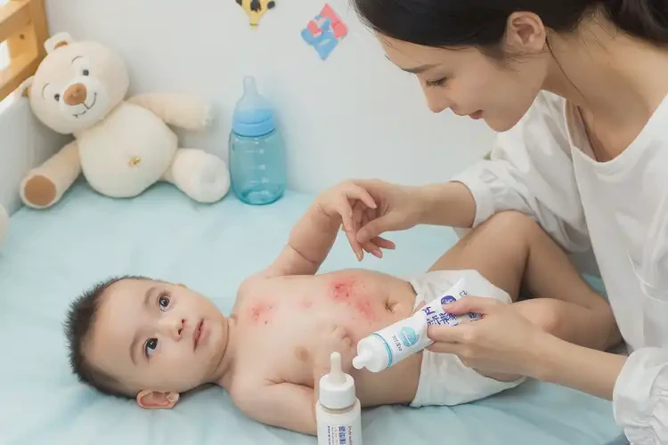 寶寶肚子上經(jīng)常起濕疹可不可以根治(圖2)