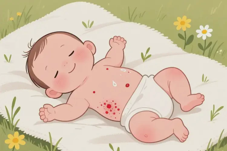 寶寶全身偶爾長(zhǎng)濕疹可以治好嗎(圖2)