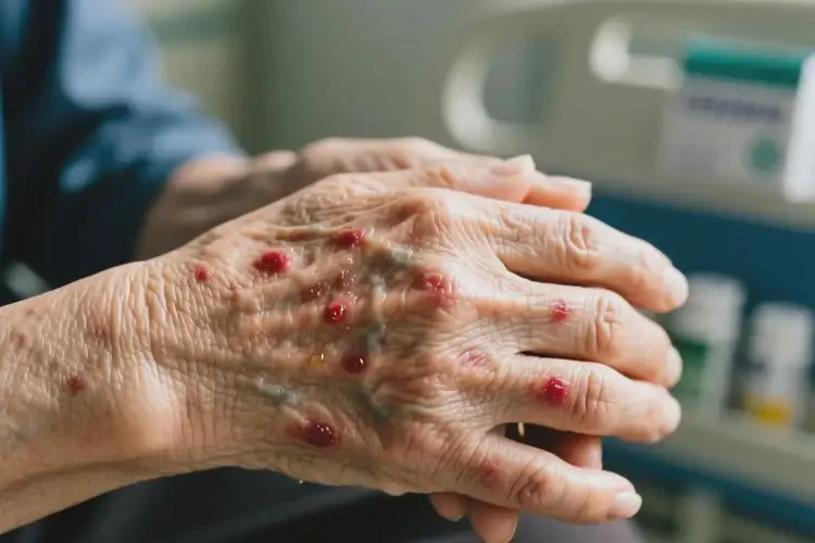 老年人身上偶尔起湿疹不管它会自己好吗(图4)