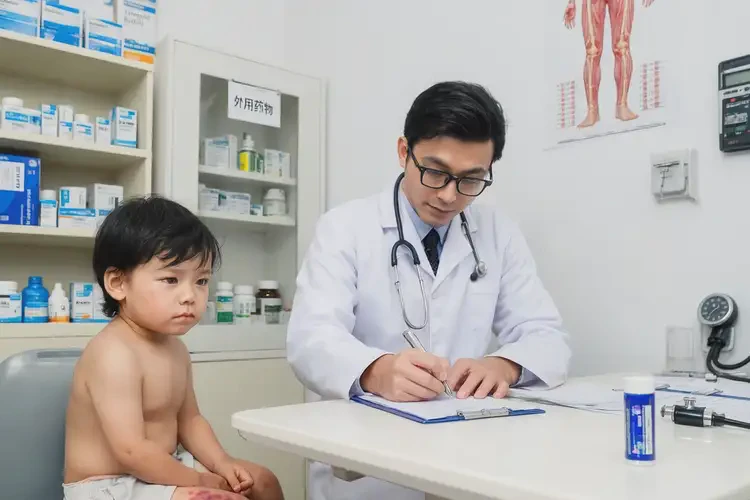 幼兒小腿上有濕疹不管它會(huì)自己痊愈嗎(圖2)