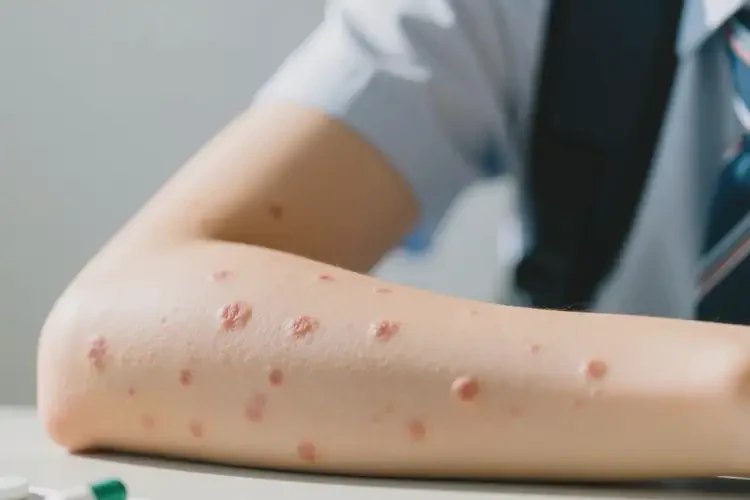 大學(xué)生手臂上偶爾長濕疹可不可以根治(圖2)