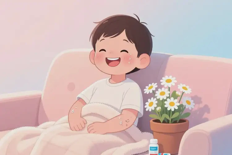 孩子身上容易长湿疹能彻底自愈吗(图4)