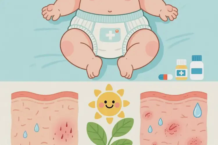 小兒屁股上出濕疹可不可以根治(圖1)