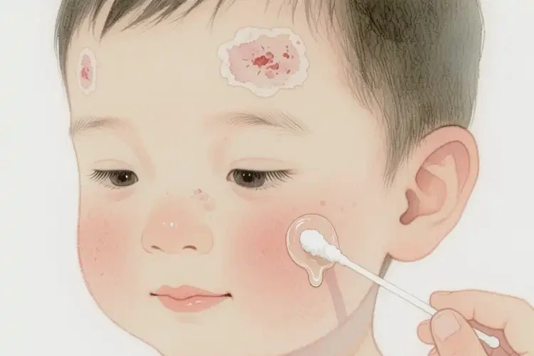 孩子臉上偶爾長(zhǎng)濕疹能夠徹底治愈嗎(圖3)
