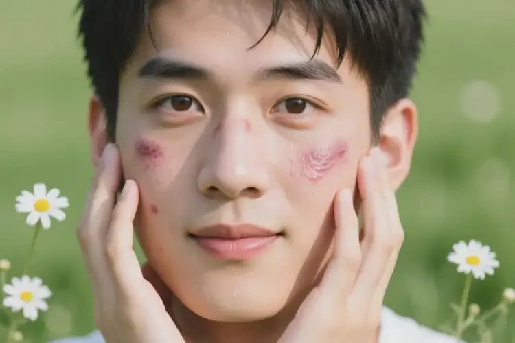 男生臉上出現(xiàn)濕疹可不可以根治(圖2)