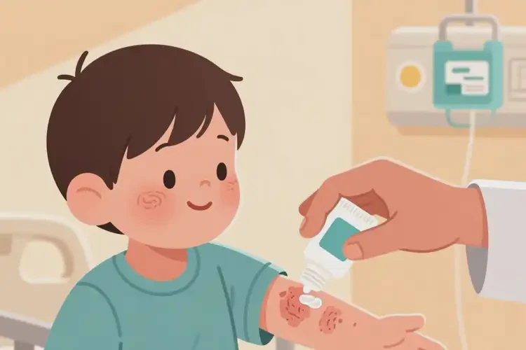 小兒大腿上出現(xiàn)濕疹可不可以根治(圖2)