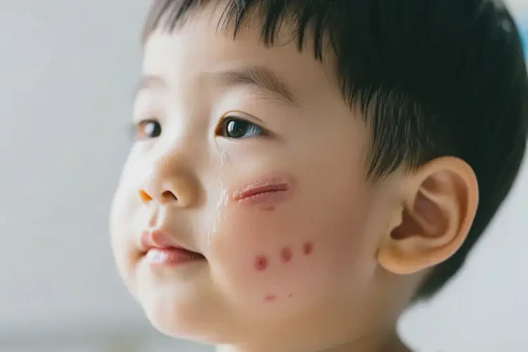 兒童臉上經(jīng)常起濕疹可不可以根治(圖4)