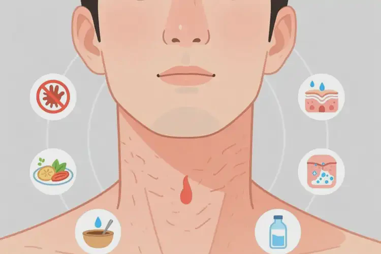 男性脖子偶尔起湿疹可不可以根治(图2)