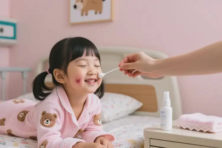 孩子臉上出現(xiàn)濕疹可不可以根治(圖3)