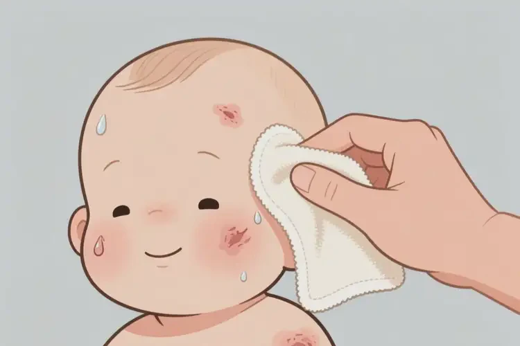 婴儿脸上有湿疹可不可以根治(图2)