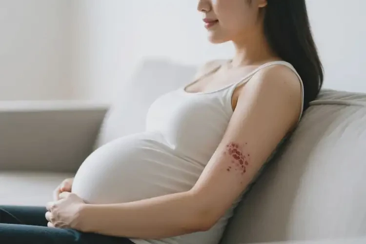 產(chǎn)婦手臂出濕疹可不可以根治(圖3)