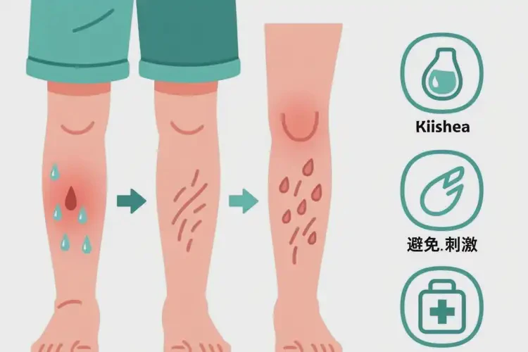 青年人小腿容易長濕疹可不可以根治(圖1)