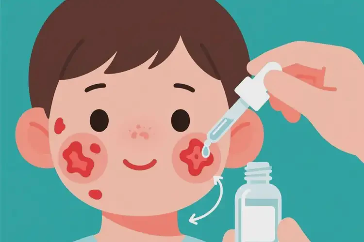 孩子臉上偶爾長(zhǎng)濕疹能夠徹底治愈嗎(圖2)