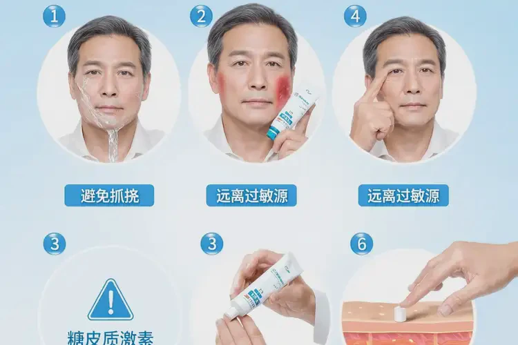 男人臉上出濕疹不管它會自己痊愈嗎(圖3)