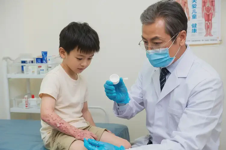 孩子全身出濕疹不管它會(huì)自己痊愈嗎(圖3)