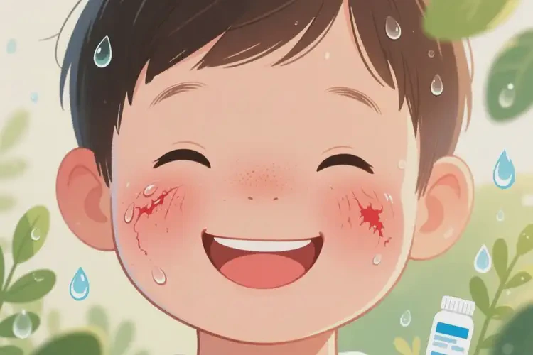 兒童臉上容易起濕疹可以徹底自愈嗎(圖4)
