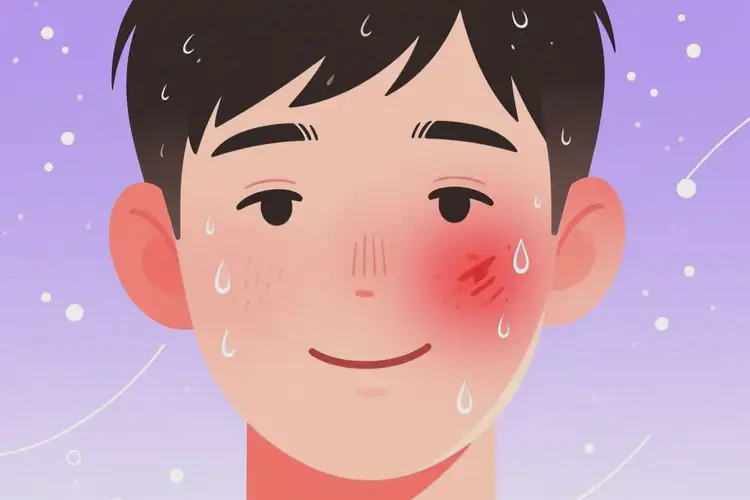 男生臉上出現(xiàn)濕疹可不可以根治(圖1)