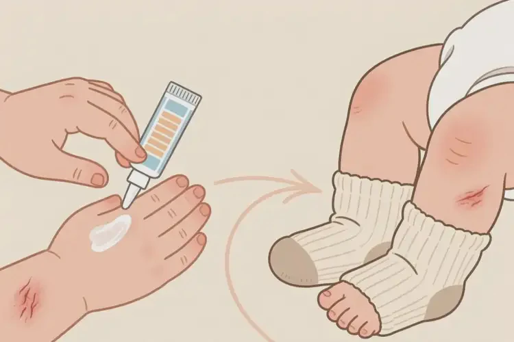 嬰幼兒四肢經(jīng)常起濕疹可不可以根治(圖2)