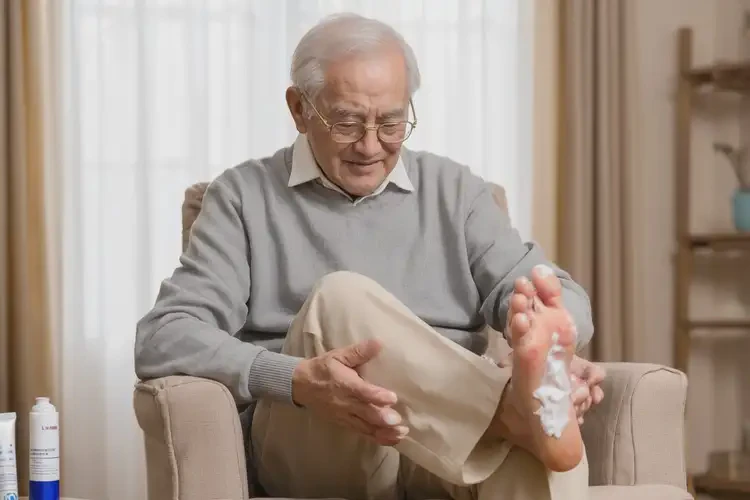 高齡老人腳上出現(xiàn)濕疹可不可以根治(圖2)