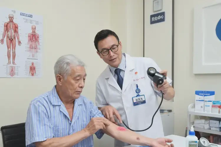 老人全身起濕疹可不可以根治(圖1)