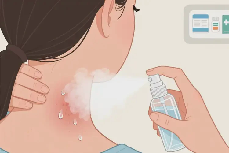 女生脖子出現(xiàn)濕疹可不可以根治(圖1)