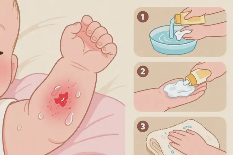 新生兒手臂出現(xiàn)濕疹可不可以根治(圖3)