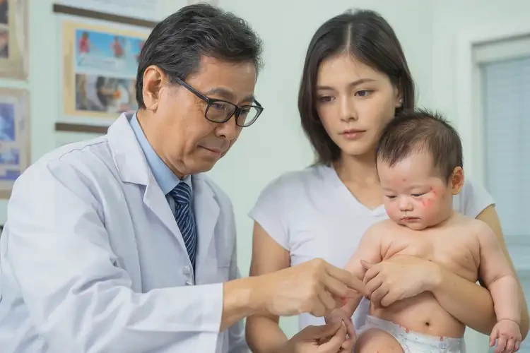 嬰幼兒肛周容易長(zhǎng)濕疹可以治好嗎(圖1)