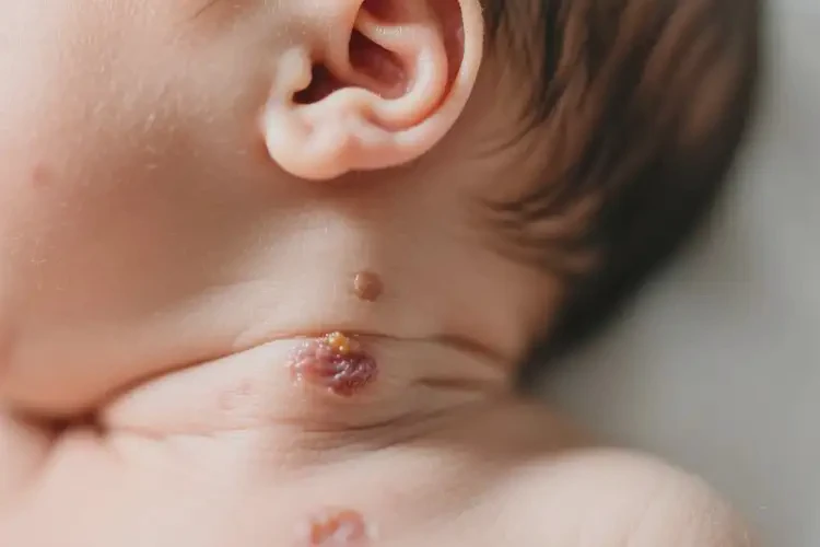 新生兒脖子經(jīng)常長濕疹不管它會(huì)自己自愈嗎(圖4)