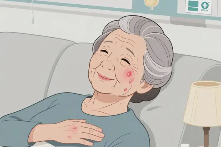 老年人脸上偶尔起湿疹可不可以根治(图1)