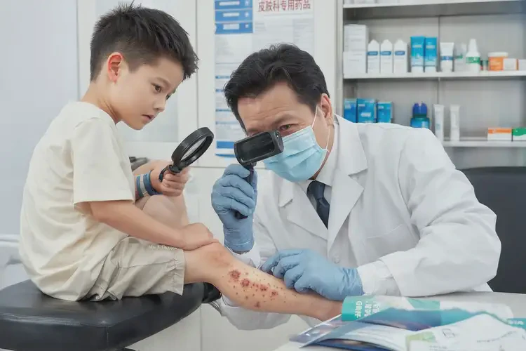 小孩小腿上偶爾長濕疹可不可以根治(圖1)