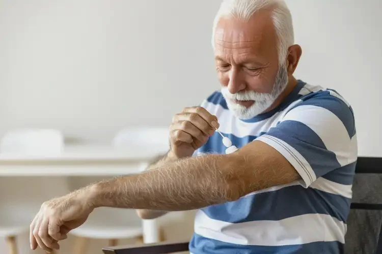 老人手臂出濕疹可不可以根治(圖2)