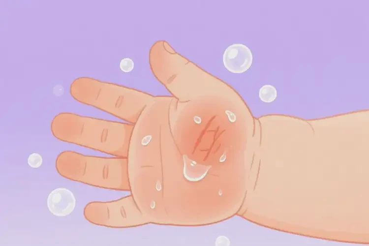 寶寶手上容易長濕疹可不可以根治(圖2)