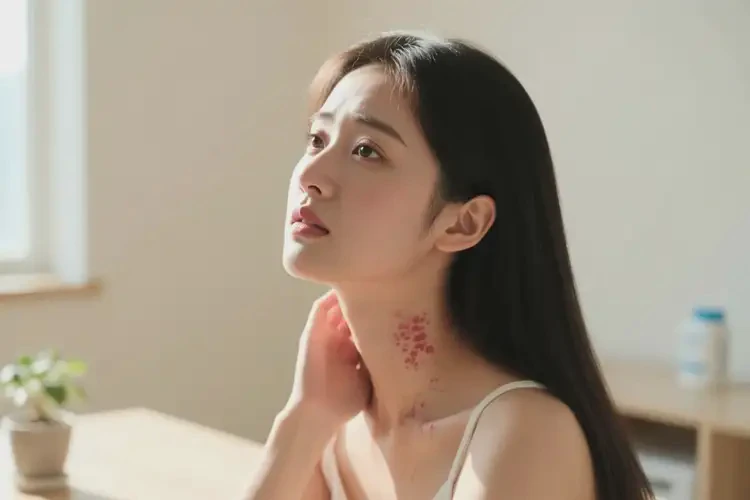 女性脖子上有濕疹可不可以根治(圖4)