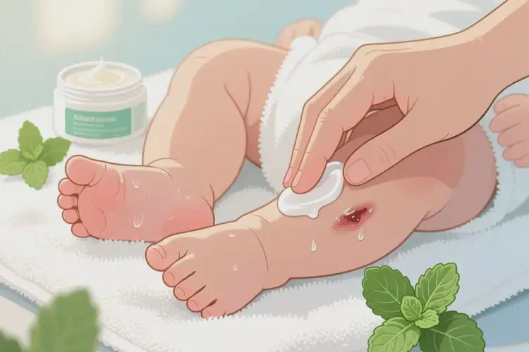 寶寶腳上經(jīng)常起濕疹可以治好嗎(圖3)